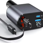 Charger l'image dans la galerie, Chargeur Voiture 120W – Super Fast Charge 4-en-1
