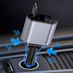 Charger l'image dans la galerie, Chargeur Voiture 120W – Super Fast Charge 4-en-1
