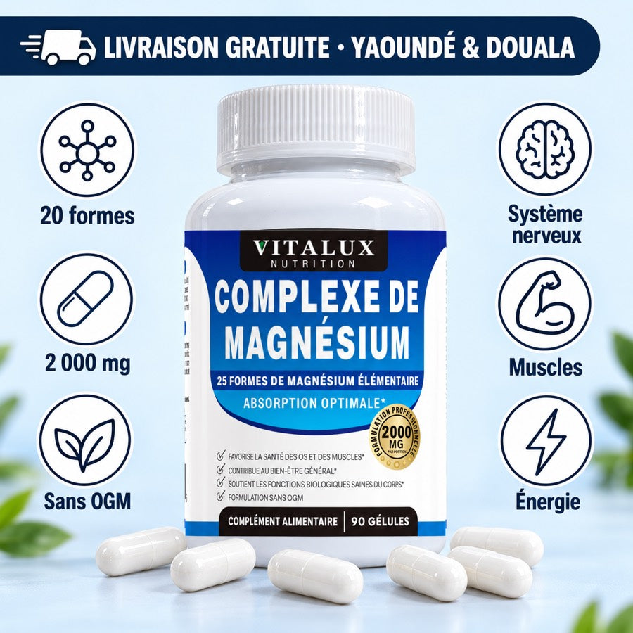 VITALUX Complexe de Magnésium 25‑en‑1